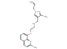 N-[(1-allyl-3-methyl-1H-pyrazol-4-yl)methyl]-2-[(2-methylquinolin-8-yl)oxy]ethanamine