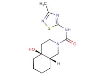 (4aS*,8aS*)-4a-hydroxy-N-(3-methyl-1,2,4-thiadiazol-5-yl)octahydroisoquinoline-2(1H)-carboxamide