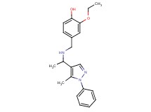 2-ethoxy-4-({[1-(5-methyl-1-phenyl-1H-pyrazol-4-yl)ethyl]amino}methyl)phenol