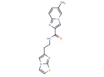N-(2-imidazo[2,1-b][1,3]thiazol-6-ylethyl)-6-methylimidazo[1,2-a]pyridine-2-carboxamide