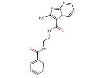 2-methyl-N-{2-[(pyridin-3-ylcarbonyl)amino]ethyl}imidazo[1,2-a]pyrimidine-3-carboxamide