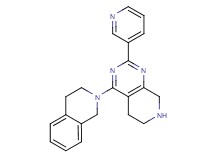 4-(3,4-dihydroisoquinolin-2(1H)-yl)-2-pyridin-3-yl-5,6,7,8-tetrahydropyrido[3,4-d]pyrimidine