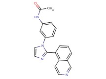 N-[3-(2-isoquinolin-5-yl-1H-imidazol-1-yl)phenyl]acetamide