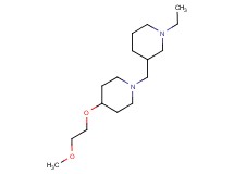 1-ethyl-3-{[4-(2-methoxyethoxy)-1-piperidinyl]methyl}piperidine bis(trifluoroacetate)
