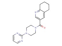 3-[(4-pyrimidin-2-ylpiperazin-1-yl)carbonyl]-5,6,7,8-tetrahydroquinoline