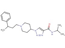 N-isopropyl-1-[1-(3-phenylbutyl)-4-piperidinyl]-1H-1,2,3-triazole-4-carboxamide