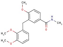 3-(2,3-dimethoxybenzyl)-4-methoxy-N-methylbenzamide