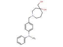 4-(hydroxymethyl)-1-{4-[methyl(phenyl)amino]benzyl}azepan-4-ol