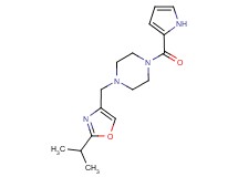 1-[(2-isopropyl-1,3-oxazol-4-yl)methyl]-4-(1H-pyrrol-2-ylcarbonyl)piperazine
