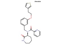 N-[(3S)-2-oxo-3-azepanyl]-N-{3-[2-(3-thienyl)ethoxy]benzyl}-2-pyridinecarboxamide