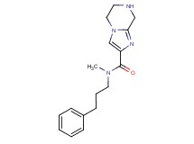 N-methyl-N-(3-phenylpropyl)-5,6,7,8-tetrahydroimidazo[1,2-a]pyrazine-2-carboxamide