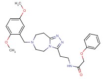 N-{2-[7-(2,5-dimethoxybenzyl)-6,7,8,9-tetrahydro-5H-[1,2,4]triazolo[4,3-d][1,4]diazepin-3-yl]ethyl}-2-phenoxyacetamide