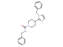N-benzyl-4-(1-benzyl-1H-imidazol-2-yl)-1-piperidinecarboxamide