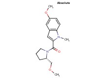 5-methoxy-2-{[(2S)-2-(methoxymethyl)-1-pyrrolidinyl]carbonyl}-1-methyl-1H-indole
