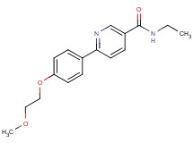 N-ethyl-6-[4-(2-methoxyethoxy)phenyl]nicotinamide