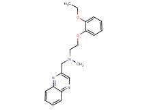 2-(2-ethoxyphenoxy)-N-methyl-N-(quinoxalin-2-ylmethyl)ethanamine