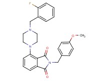 4-[4-(2-fluorobenzyl)-1-piperazinyl]-2-(4-methoxybenzyl)-1H-isoindole-1,3(2H)-dione