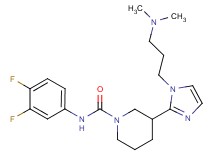 N-(3,4-difluorophenyl)-3-{1-[3-(dimethylamino)propyl]-1H-imidazol-2-yl}piperidine-1-carboxamide