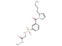 N~2~-({3-[(2-butyl-2,5-dihydro-1H-pyrrol-1-yl)carbonyl]phenyl}sulfonyl)-N~1~-methylglycinamide