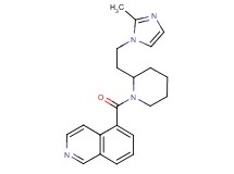5-({2-[2-(2-methyl-1H-imidazol-1-yl)ethyl]-1-piperidinyl}carbonyl)isoquinoline