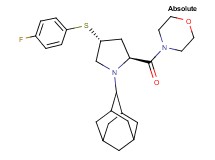 4-{(4R)-1-(2-adamantyl)-4-[(4-fluorophenyl)thio]-L-prolyl}morpholine