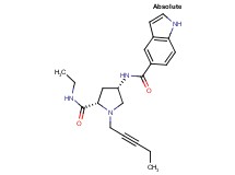 N-{(3S,5S)-5-[(ethylamino)carbonyl]-1-pent-2-yn-1-ylpyrrolidin-3-yl}-1H-indole-5-carboxamide