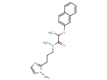 N-methyl-N-[3-(1-methyl-1H-imidazol-2-yl)propyl]-2-(2-naphthyloxy)propanamide
