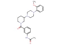 N-[3-({3-[4-(2-methoxyphenyl)-1-piperazinyl]-1-piperidinyl}carbonyl)phenyl]acetamide