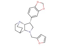 (3R*,3aR*,7aR*)-3-(1,3-benzodioxol-5-yl)-1-(2-furylmethyl)octahydro-4,7-ethanopyrrolo[3,2-b]pyridine