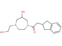 1-(2,3-dihydro-1H-inden-2-ylacetyl)-4-(2-hydroxyethyl)-1,4-diazepan-6-ol