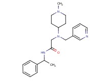 N~2~-(1-methyl-4-piperidinyl)-N~1~-(1-phenylethyl)-N~2~-(3-pyridinylmethyl)glycinamide