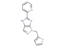 5-(2-pyridinyl)-1-(2-thienylmethyl)-1,4-dihydroimidazo[4,5-c]pyrazole bis(trifluoroacetate)