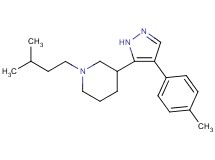 1-(3-methylbutyl)-3-[4-(4-methylphenyl)-1H-pyrazol-5-yl]piperidine
