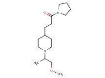 1-(2-methoxy-1-methylethyl)-4-[3-oxo-3-(1-pyrrolidinyl)propyl]piperidine
