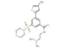 N-[2-(dimethylamino)ethyl]-3-(4-methyl-2-thienyl)-5-(4-morpholinylsulfonyl)benzamide