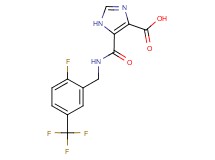 5-({[2-fluoro-5-(trifluoromethyl)benzyl]amino}carbonyl)-1H-imidazole-4-carboxylic acid