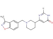 6-{1-[(3-methyl-1,2-benzisoxazol-5-yl)methyl]piperidin-3-yl}pyrimidin-4(3H)-one