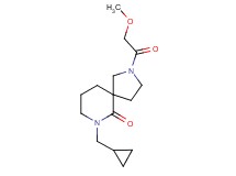 7-(cyclopropylmethyl)-2-(methoxyacetyl)-2,7-diazaspiro[4.5]decan-6-one