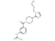 N-(3-{[4-(1-butyl-1H-imidazol-2-yl)-1-piperidinyl]carbonyl}phenyl)acetamide