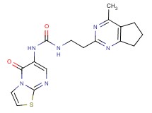 N-[2-(4-methyl-6,7-dihydro-5H-cyclopenta[d]pyrimidin-2-yl)ethyl]-N'-(5-oxo-5H-[1,3]thiazolo[3,2-a]pyrimidin-6-yl)urea