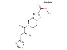 methyl 5-[3-(1,3-thiazol-4-yl)-L-alanyl]-4,5,6,7-tetrahydropyrazolo[1,5-a]pyrazine-2-carboxylate trifluoroacetate