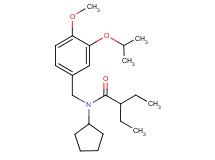 N-cyclopentyl-2-ethyl-N-(3-isopropoxy-4-methoxybenzyl)butanamide