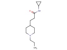 N-cyclopropyl-3-(1-propyl-4-piperidinyl)propanamide