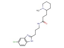 N-[3-(5-chloro-1H-benzimidazol-2-yl)propyl]-3-(1-methyl-2-piperidinyl)propanamide