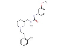 N'-(3-methoxyphenyl)-N-methyl-N-({1-[2-(2-methylphenyl)ethyl]-3-piperidinyl}methyl)urea