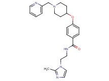 N-[2-(2-methyl-1H-imidazol-1-yl)ethyl]-4-{[1-(2-pyridinylmethyl)-4-piperidinyl]oxy}benzamide