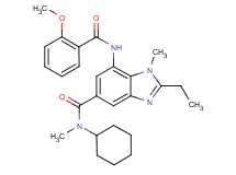 N-cyclohexyl-2-ethyl-7-[(2-methoxybenzoyl)amino]-N,1-dimethyl-1H-benzimidazole-5-carboxamide