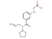 [(3-{[allyl(cyclopentyl)amino]carbonyl}phenyl)amino]acetic acid