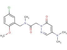 N-(5-chloro-2-methoxybenzyl)-2-[4-(dimethylamino)-6-oxopyridazin-1(6H)-yl]-N-methylacetamide
