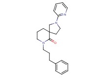 7-(3-phenylpropyl)-2-(2-pyridinyl)-2,7-diazaspiro[4.5]decan-6-one